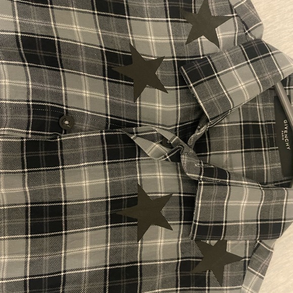 Givenchy Grey star plaid shirt - Picture 5 of 7